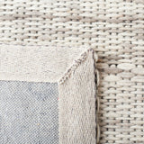 Safavieh Marbella 311 Hand Woven 100% Wool Pile Rug Grey / Beige MRB311F-5