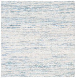 Safavieh Marbella 311 Hand Woven 100% Wool Pile Rug Blue / Ivory MRB311L-6SQ