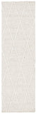 Marbella 524 Contemporary Hand Loomed 80 % Wool 20 % Cotton Rug Ivory