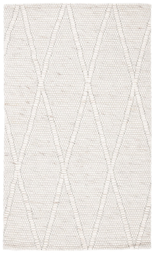 Marbella 524 Contemporary Hand Loomed 80 % Wool 20 % Cotton Rug Ivory