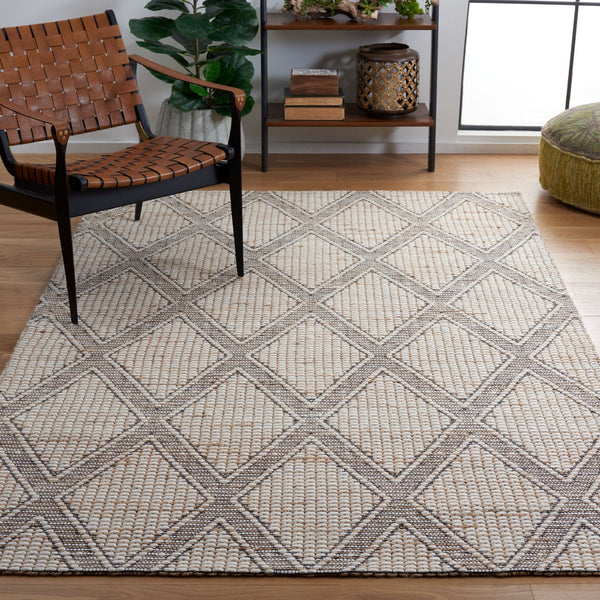 Safavieh Marbella 905 Hand Loomed 50% Wool/30% Jute/15% Cotton with Latex/and 5% Polyester Rug MRB905A-8