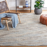 Safavieh Marbella 906 Hand Loomed 50% Wool/30% Jute/15% Cotton with Latex/and 5% Polyester Rug MRB906M-8