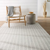 Jaipur Living Morae Collection MRE01 Elis 100% Polyester Handmade Farmhouse Stripes Rug RUG153593