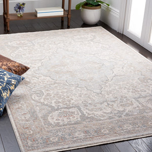 Safavieh Marmara 318 80% Polyester + 20% Viscose Power Loomed Traditional Rug MRM318B-5