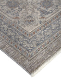 Marquette Rustic Persian Farmhouse Rug, Warm Gray/Blue, 12ft x 15ft Area Rug