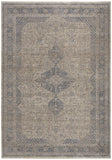 Marquette Rustic Persian Farmhouse Rug, Warm Gray/Blue, 2ft - 8in x 8ft, Runner