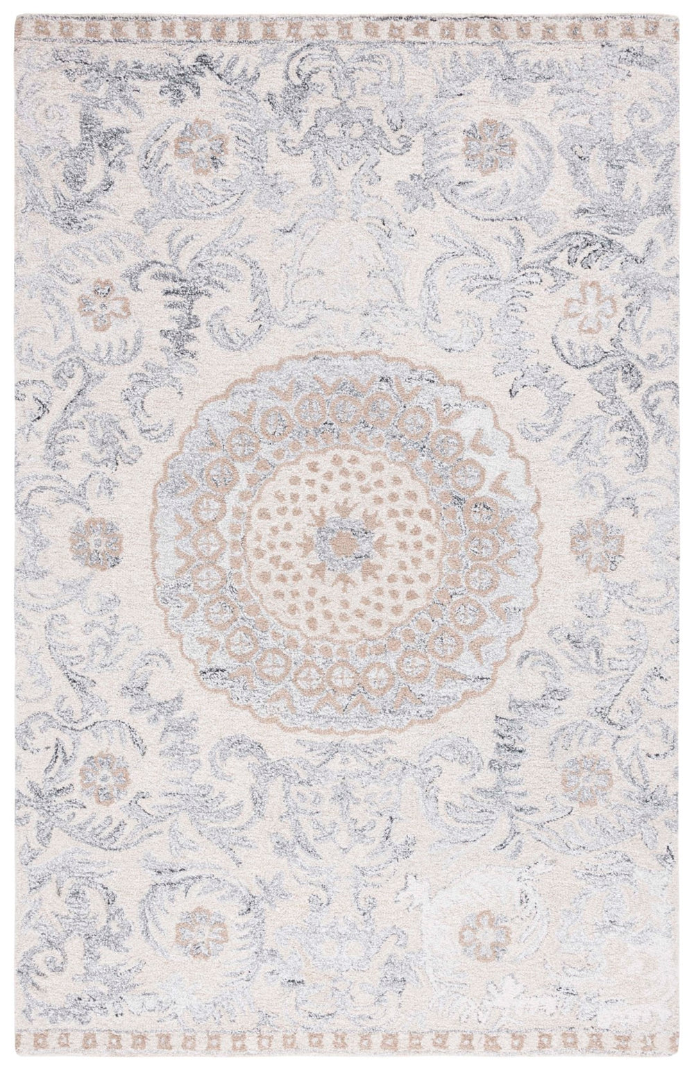 Safavieh Marquee 401 Hand Tufted Wool with Cotton Cloth backing Rug MRQ401B-8