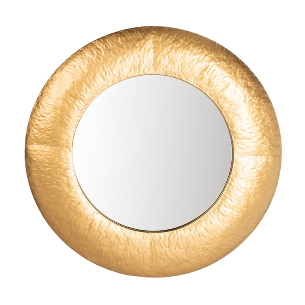 Farryn Mirror - Elegant Gold Accent for Living Room or Bedroom, Handcrafted Unique Home Decor Piece