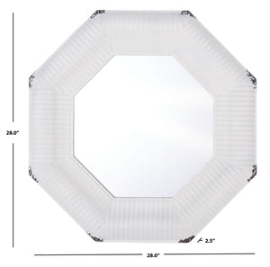 Safavieh Imans Mirror White Wood/Metal MRR1057A