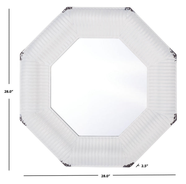 Safavieh Imans Mirror White Wood/Metal MRR1057A