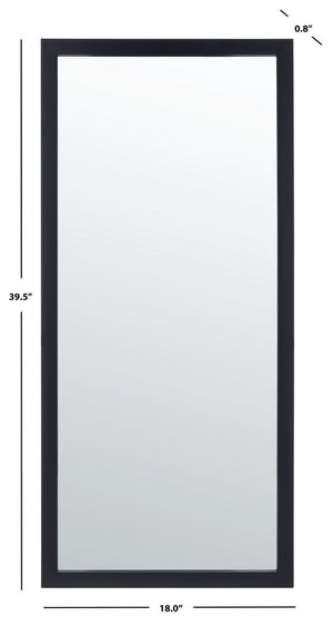 Safavieh Pravina Mirror Black Wood/Metal MRR2005C