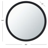 Safavieh Jove Mirror Black Iron/Glass MRR2006C