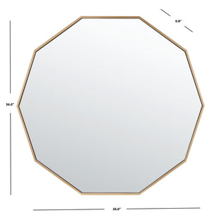 Safavieh Kyna Mirror Gold Wood/Metal MRR2010A