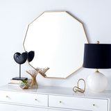 Safavieh Kyna Mirror Gold Wood/Metal MRR2010A