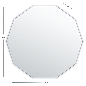 Safavieh Kyna Mirror White Wood/Metal MRR2010C