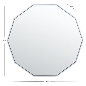 Safavieh Kyna Mirror Silver Wood/Metal MRR2010D