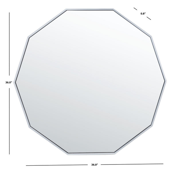 Safavieh Kyna Mirror Silver Wood/Metal MRR2010D