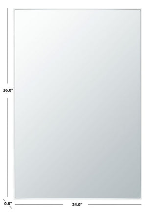 Safavieh Harlon Mirror White Wood/Metal MRR2011A