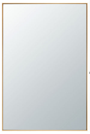 Safavieh Harlon Mirror Brass Wood/Metal MRR2011C