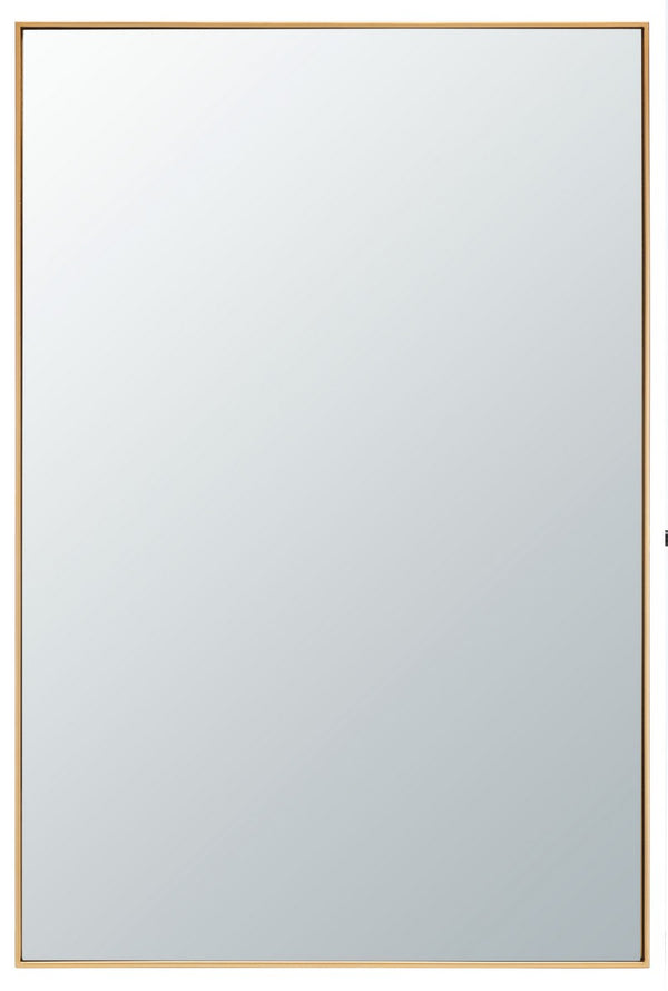 Safavieh Harlon Mirror Brass Wood/Metal MRR2011C