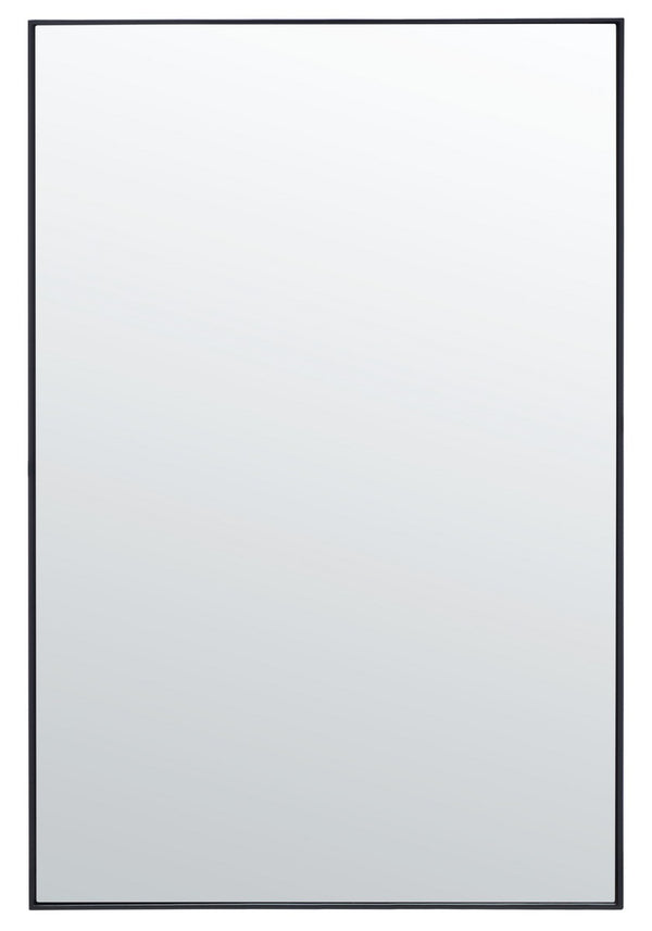 Safavieh Harlon Mirror Black Wood/Metal MRR2011D