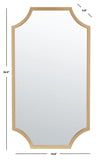 Safavieh Elenin Mirror Gold Wood/Metal MRR2012A