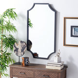 Safavieh Elenin Mirror Black Wood/Metal MRR2012B