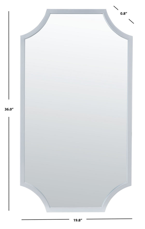 Safavieh Elenin Mirror Silver Wood/Metal MRR2012C