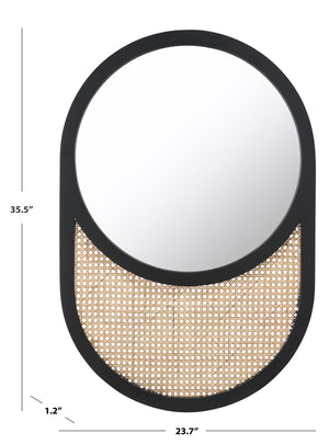 Safavieh Danya Mirror Black Pine / Glass MRR2019A