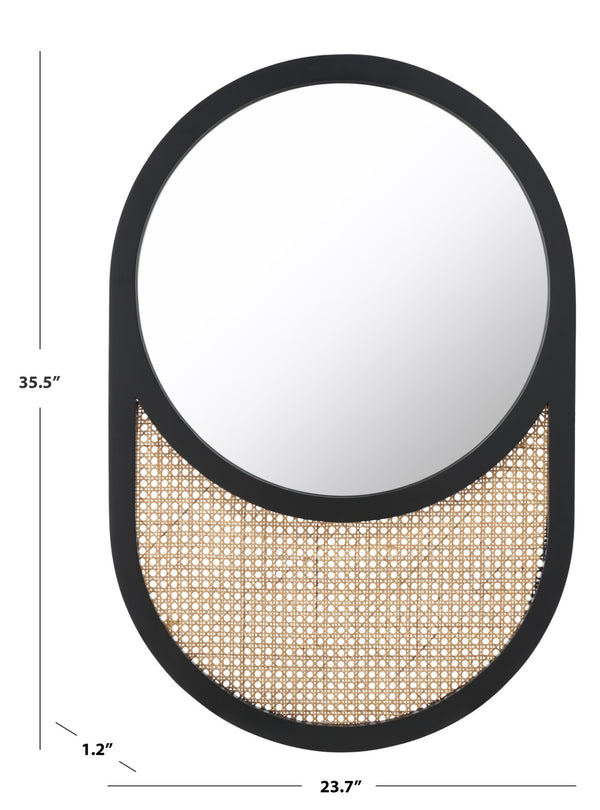 Safavieh Danya Mirror Black Pine / Glass MRR2019A