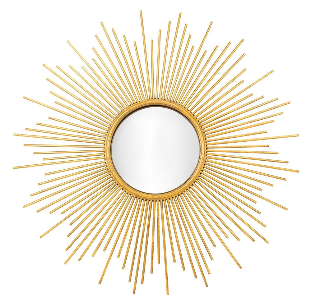 Vila Mirror – Elegant Gold Foil Accent with Handcrafted Radiance for Classy Home Decor & Style