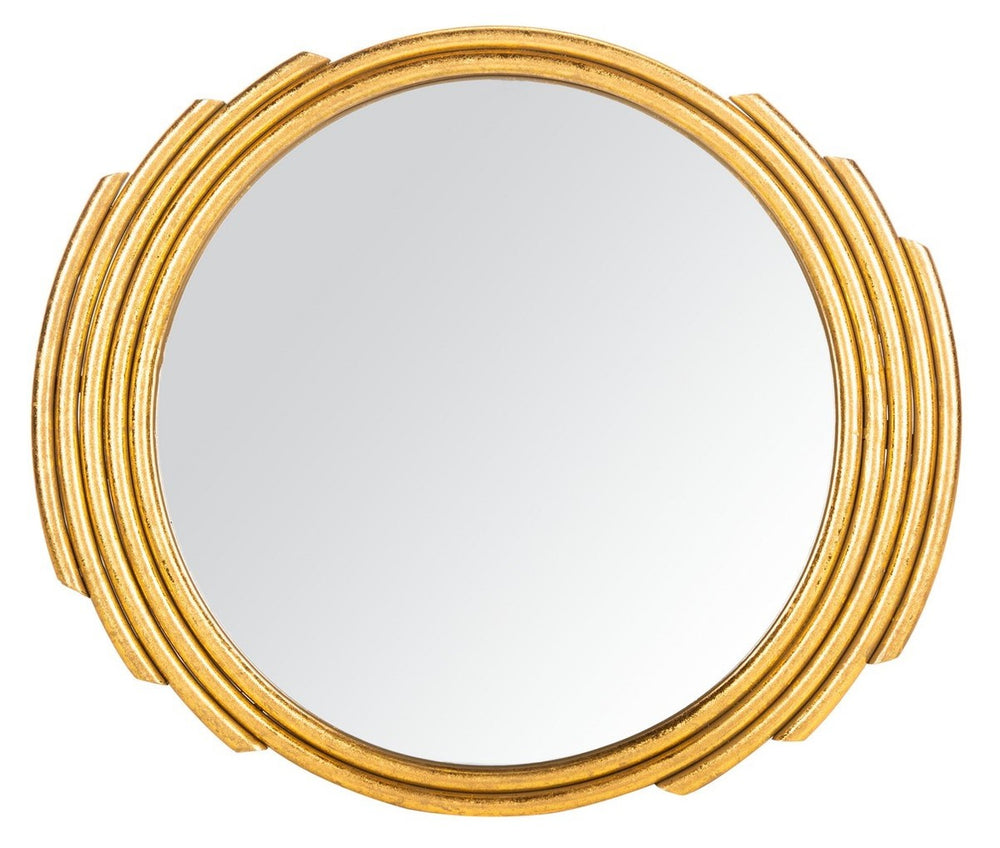 Rossi Mirror - Stunning 1920s Gala Glam Design with Gold Foil Finish to Elevate Any Living Space