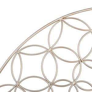 Trinda Mirror - Elegant Champagne Accent Piece with Artistic Frame for Classy Home Decor