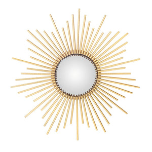 Rosaland Mirror - Stunning Sunburst Design with Shimmering Gold Finish for Elegant Home Decor