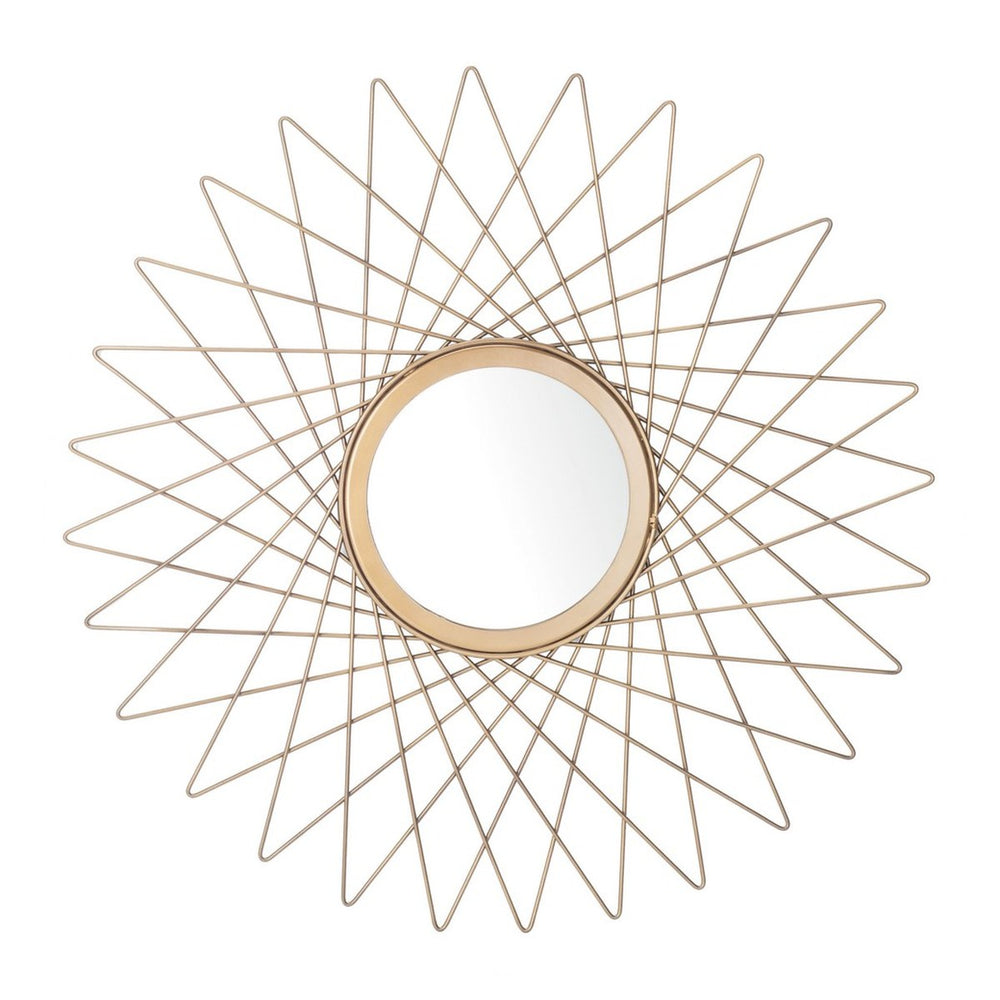 Bilsons Mirror - Enchanting Gold-Streaked Design with Handcrafted Charm for Radiant Home Décor