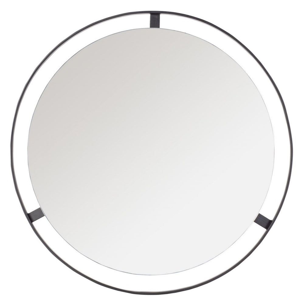 Radlin Mirror - Elegant Minimalist Design in Matte Black for Chic Home Decor, Handcrafted Quality