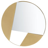 Safavieh Bryley Mirror Brushed Brass Iron/Glass MRR3035A