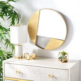 Safavieh Bryley Mirror Brushed Brass Iron/Glass MRR3035A