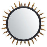 Safavieh Ceinth Mirror Black/Gold Iron/Glass MRR3036A