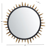 Safavieh Ceinth Mirror Black/Gold Iron/Glass MRR3037A