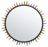 Safavieh Ceinth Mirror Black/Gold Iron/Glass MRR3038A