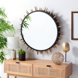 Safavieh Ceinth Mirror Black/Gold Iron/Glass MRR3038A