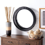 Safavieh Iona Mirror Black Matte Iron/Glass MRR3044A