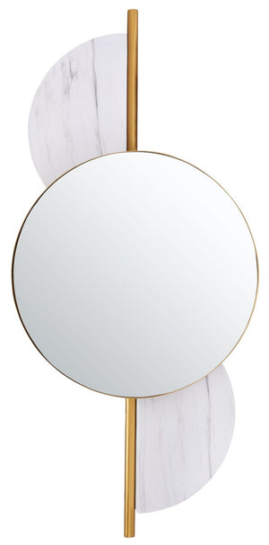 Safavieh Laurelle Mirror Gold / White Iron/Glass MRR3047A