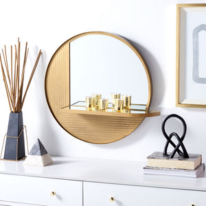 Safavieh Maileen Mirror Antique Brass Iron/Glass MRR3050A