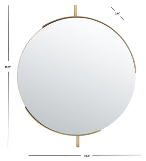 Safavieh Orford Mirror Brushed Brass Iron/Glass MRR3052A