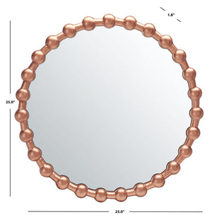 Safavieh Pallas Mirror Brushed Copper Iron/Glass MRR3053A