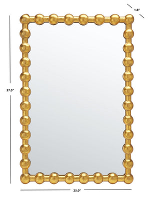 Safavieh Rynne Mirror Gold Foil Iron/Glass MRR3055A
