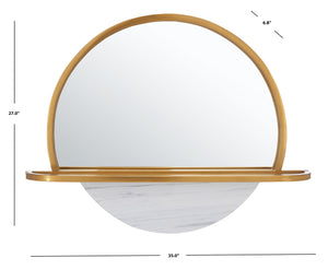 Safavieh Tsarra Mirror Gold/White  Iron/Glass MRR3057A