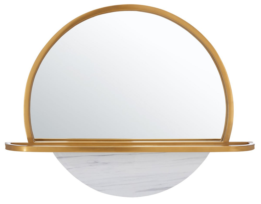 Safavieh Tsarra Mirror Gold/White  Iron/Glass MRR3057A